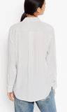 Equipment Signature Blouse in Bright White/Moondust