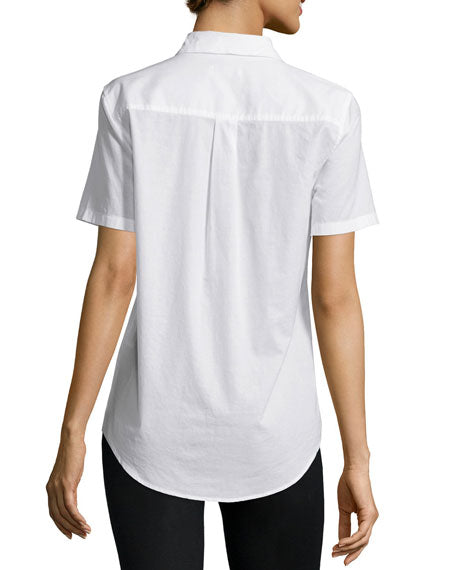 Equipment Kylie Short Sleeve Blouse in Bright White