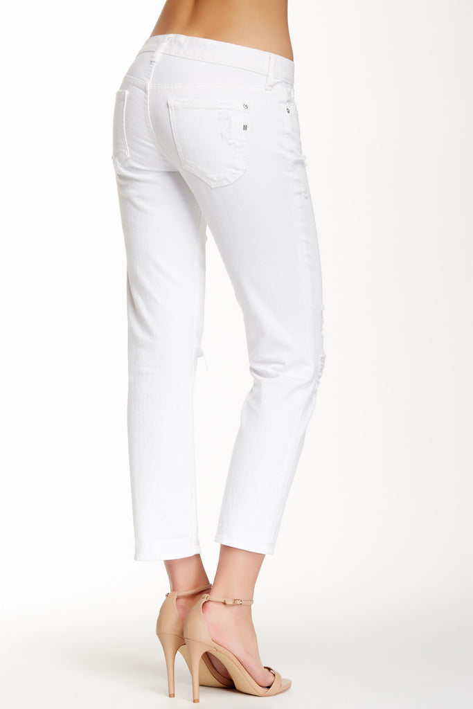 Genetic Alexa Slim Fit Boyfriend Jean in Wild One White
