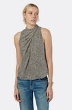 Joie Paul Sleeveless Silk Top in Caviar