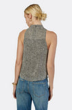 Joie Paul Sleeveless Silk Top in Caviar