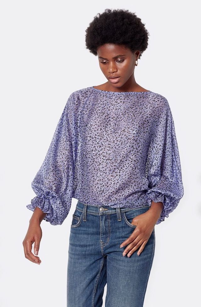 Joie Nylah Long Sleeve Top in Light Iris