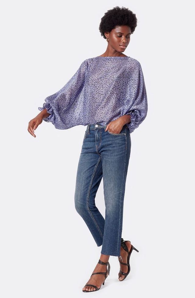 Joie Nylah Long Sleeve Top in Light Iris