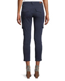 Joie Okana Cropped Cargo Pants in Navy