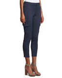 Joie Okana Cropped Cargo Pants in Navy