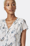 Joie Saesha Silk Top in Porcelain