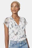 Joie Saesha Silk Top in Porcelain