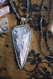 Native Gem Warrior Arrowhead Necklace