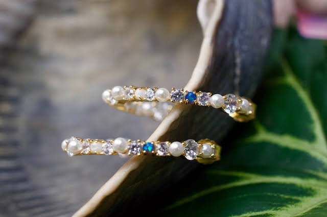 Native Gem Wild Child Mini Hoops