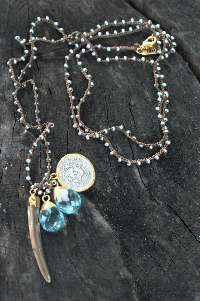 Native Gem Isla Charm Necklace
