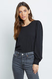Rails Emilia Crewneck Tee in Black