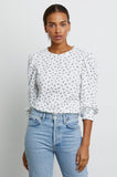 Rails Emilia Puff Sleeve Tee in Indigo Buds