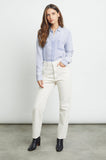 Rails Ingrid Raw Light Acid Wash Button Down Shirt