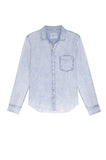 Rails Ingrid Raw Light Acid Wash Button Down Shirt