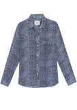 Rails Josephine Button Down Blouse in Blue Lynx