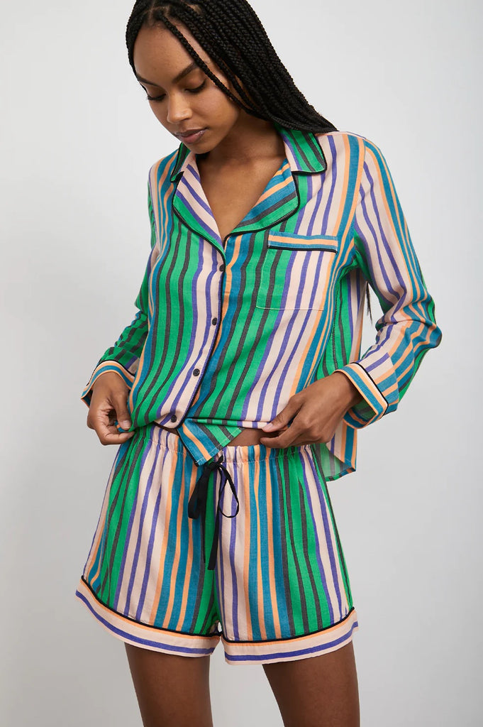 Rails Kellen Shortie Pajama Set in Madeleine Stripe
