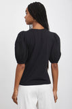 Rails Liza Black Pintuck Blouse