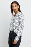 Rails Rocsi Blouse in Ivory Cheetah