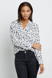 Rails Rocsi Blouse in Ivory Cheetah