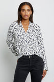 Rails Rocsi Blouse in Ivory Cheetah