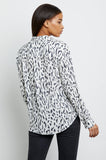 Rails Rocsi Blouse in Ivory Cheetah