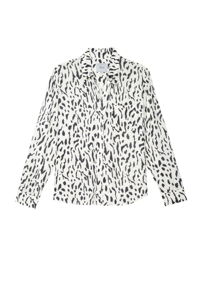 Rails Rocsi Blouse in Ivory Cheetah