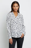 Rails Rocsi Blouse in Ivory Cheetah