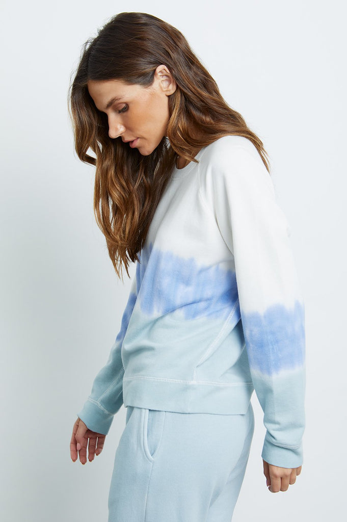 Rails Theo Sweatshirt in Ocean Tie Dye