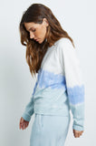 Rails Theo Sweatshirt in Ocean Tie Dye