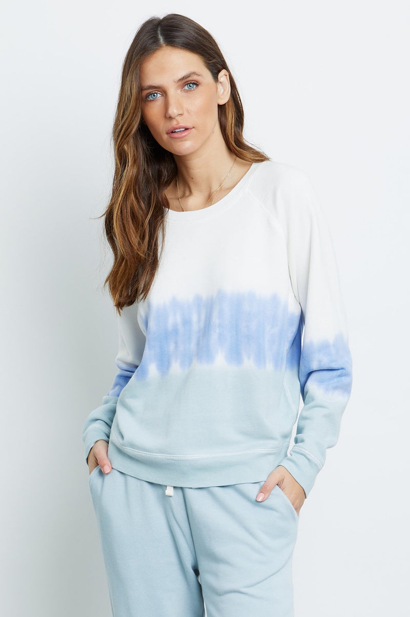 Rails Theo Sweatshirt in Ocean Tie Dye
