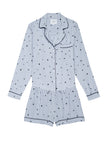 Rails Kellen Pajama Short Set in Flocked Navy Stars