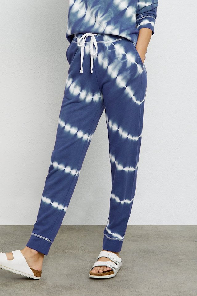 Rails Oakland Jogger Pants in Sapphire Tie Dye