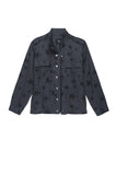 Rails Trey Jacket - Charcoal with Oversized Stars