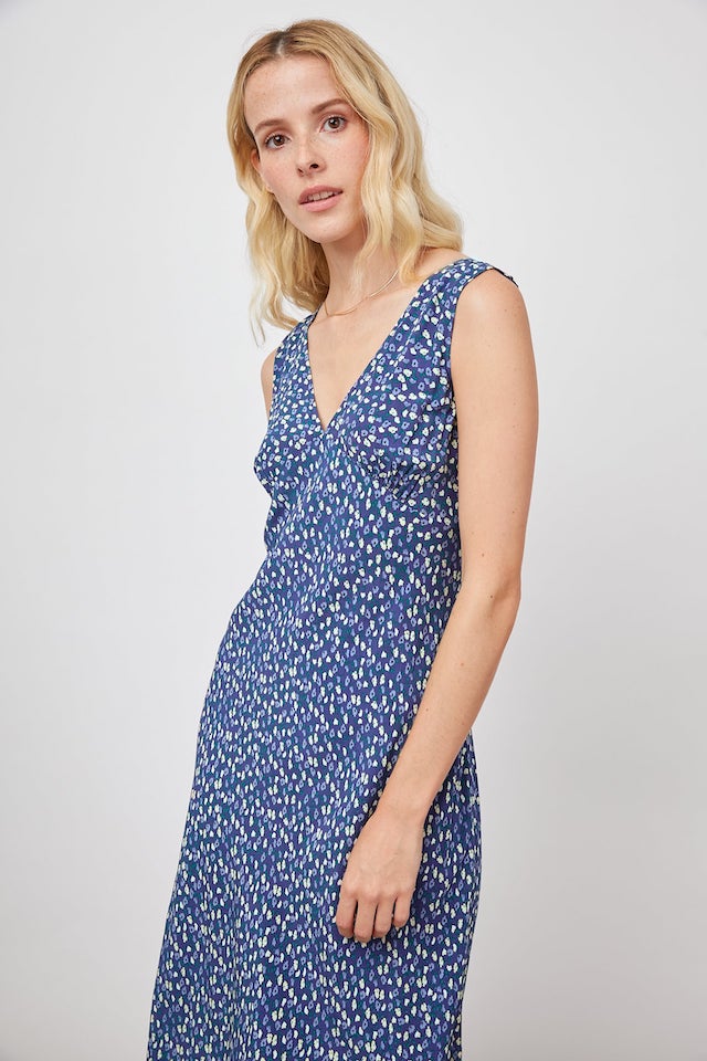 Rails Audrina Dress in Navy Ditsy