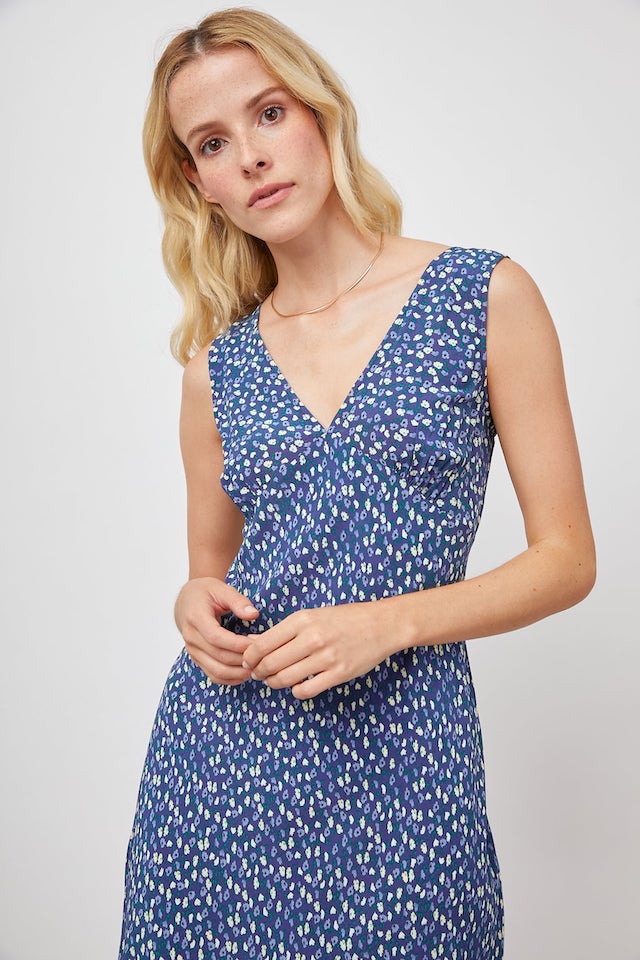 Rails Audrina Dress in Navy Ditsy