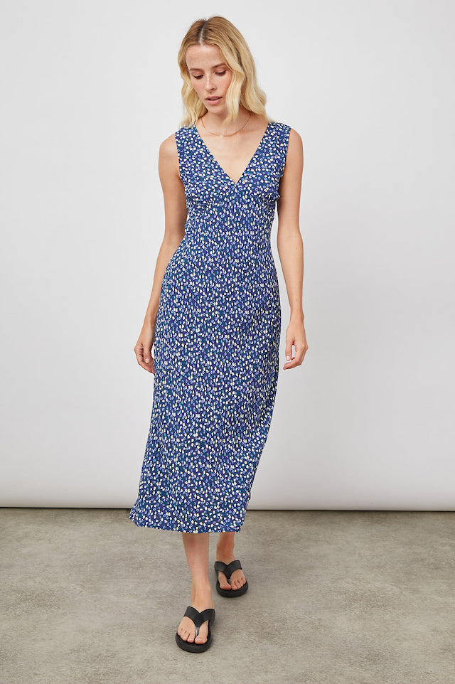 Rails Audrina Dress in Navy Ditsy