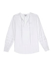 Rails Caterina Pullover Blouse in Powder White Stripe