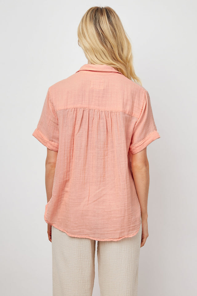 Rails Savannah Blouse in Flamingo Pink