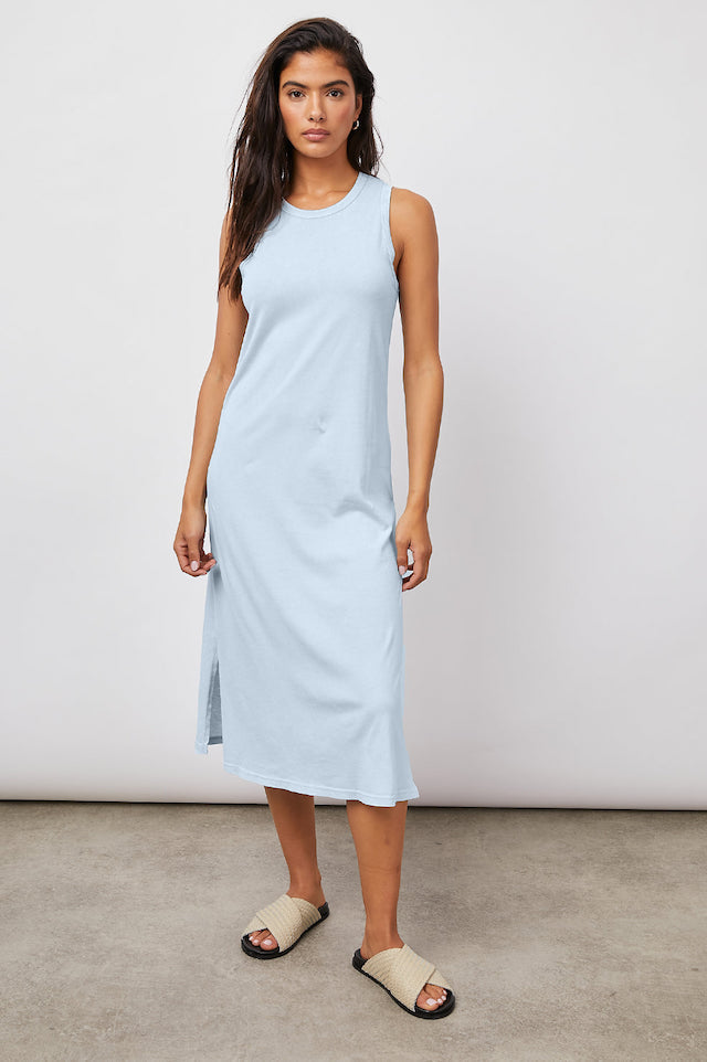 Rails Tank Dress in Smoke Blue