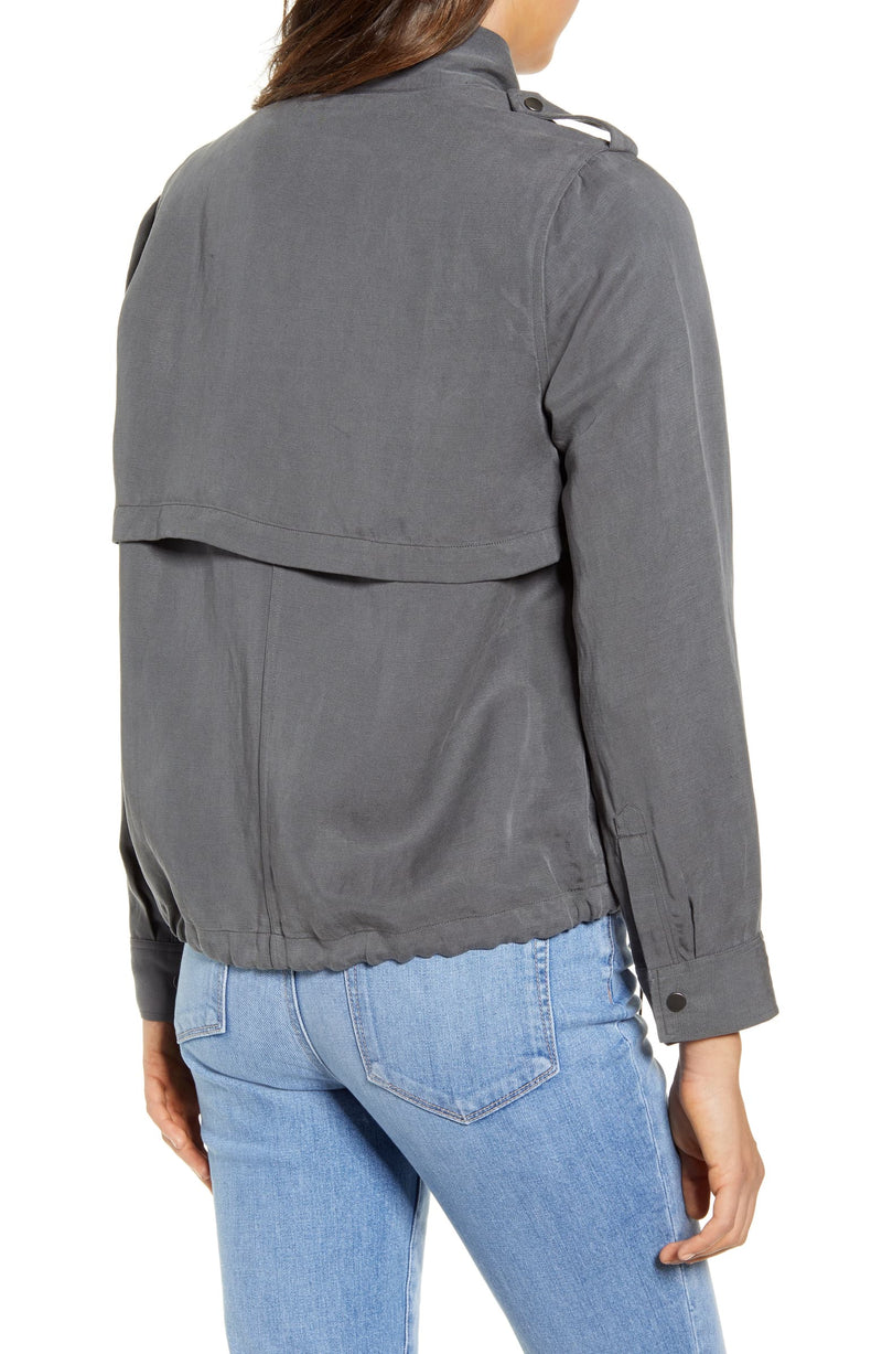 Rails - Collins Military Jacket in Charcoal