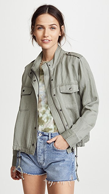 Rails Collins Military Jacket in Sage