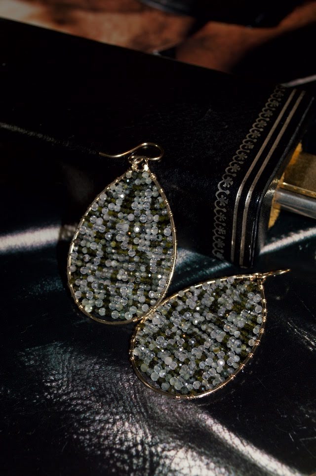 Sonya Renee Posh XL Earrings in Green Rutilated Quartz