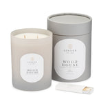 Linnea Candle in Wood House Scent