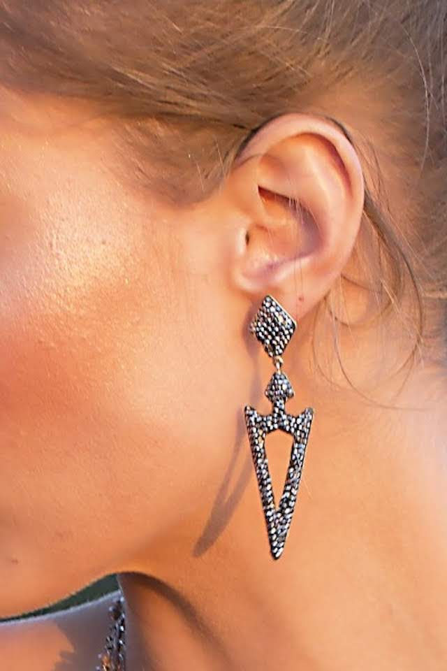 Native Gem Meteorite Ilume Earrings