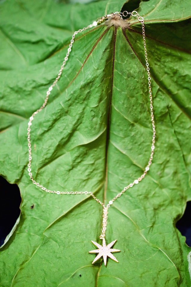Native Gem Constellation Gold Necklace