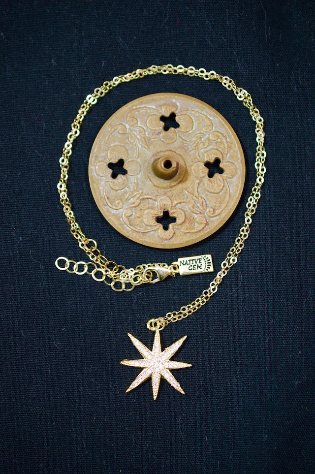 Native Gem Constellation Gold Necklace