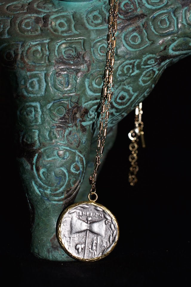 Native Gem Fortuna Coin Necklace