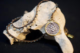 Native Gem Greek Fortuna Coin Necklace