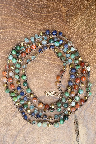 Native Gem Rainbow Chakra Convertible Wrap