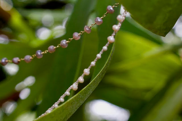 Native Gem Ritual Double Chain Necklace in Bahia